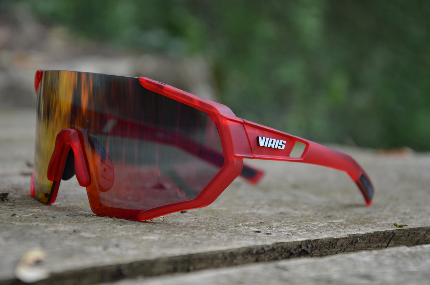 Raptor Sportbrille / Rot transparent